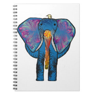 Carnet Eléphant coloré