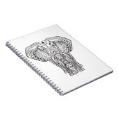 Carnet Éléphant d'Asie ethnique (Côté Droit)