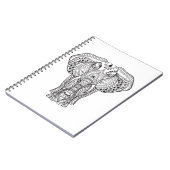 Carnet Éléphant d'Asie ethnique (Côté gauche)