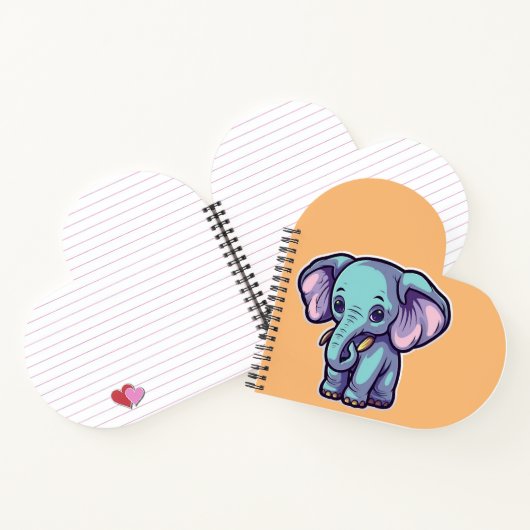 CARNET ÉLÉPHANT DE CARTOON (Intérieur)