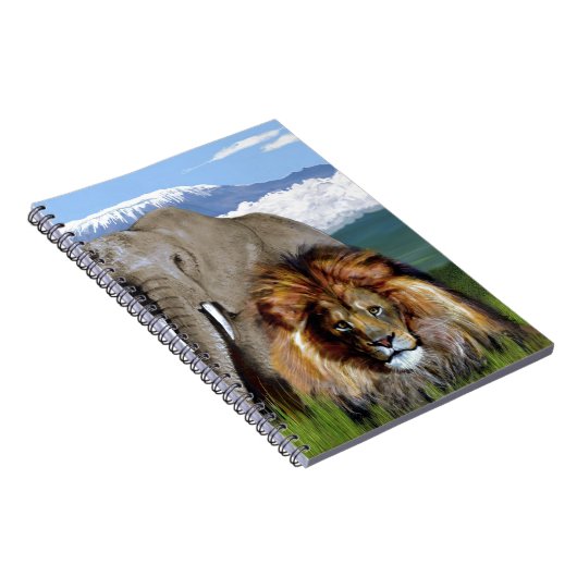 CARNET ÉLÉPHANT DE LION (Côté Droit)