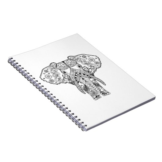 Carnet Éléphant de style (Côté Droit)