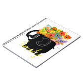 Carnet Eléphant et fleurs (Côté gauche)