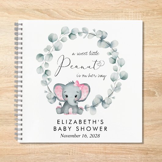 Carnet Elephant Eucalyptus Baby Girl Showbook