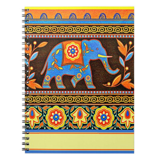 Carnet éléphant indigène (Devant)