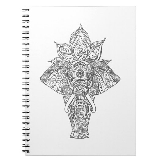 Carnet Éléphant inspiré (Devant)