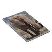Carnet Éléphant mère marchant avec un éléphant jeune (Côté Droit)