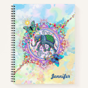 Carnet Eléphant mignon sacré