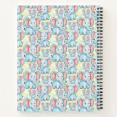 Carnet elephant pattern (Dos)