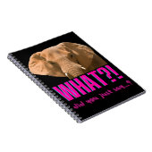 Carnet Éléphant Qu'avez-vous dit? (Côté Droit)