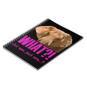 Carnet Elephant Que Viens-Tu De Dire ? (Côté gauche)