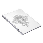 Carnet Éléphant Zendoodle principal (Côté Droit)