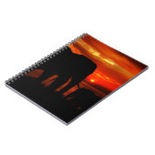 Carnet Éléphants au coucher du soleil (Côté gauche)