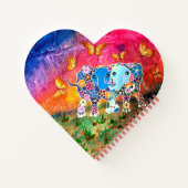Carnet Eléphants dansants (Dos)