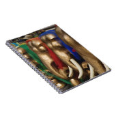 Carnet Éléphants dorés (Côté Droit)