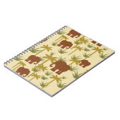 Carnet Éléphants et paumes dans le camouflage (Côté gauche)