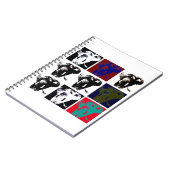 Carnet Éléphants Pop Art (Côté gauche)