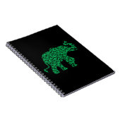 Carnet Eléphants shamrocks (Côté Droit)