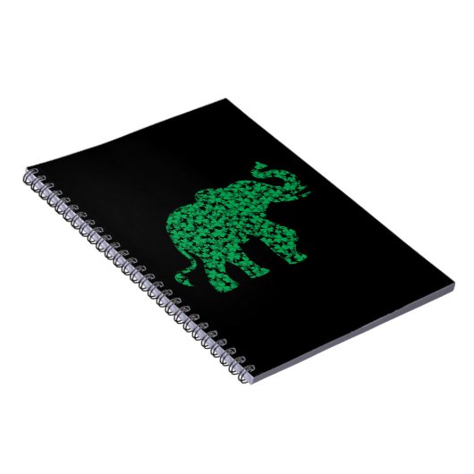 Carnet Eléphants shamrocks (Côté Droit)