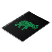 Carnet Eléphants shamrocks (Côté gauche)
