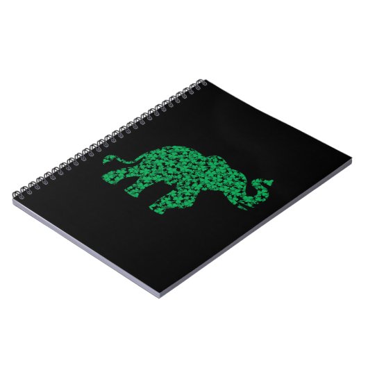 Carnet Eléphants shamrocks (Côté gauche)