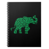 Carnet Eléphants shamrocks (Devant)