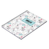 Carnet Élève Mignon Nom École (Côté gauche)