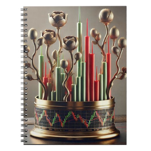 Carnet Elevez votre espace avec l'art inspiré du trading. (Devant)