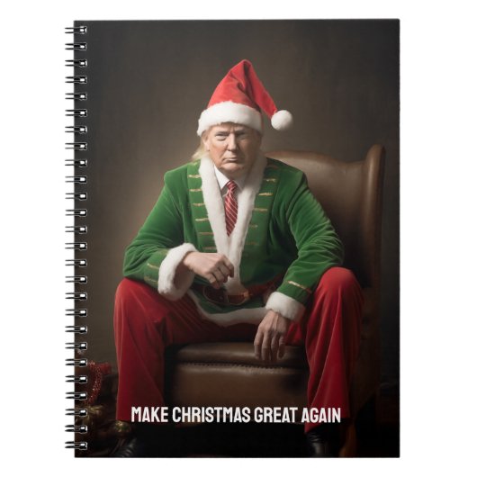 Carnet Elf de Noël Donald Trump (Devant)