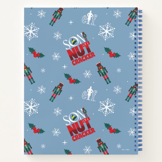 Carnet Elf "Fils d'un Noisette" Motif d'hiver (Dos)