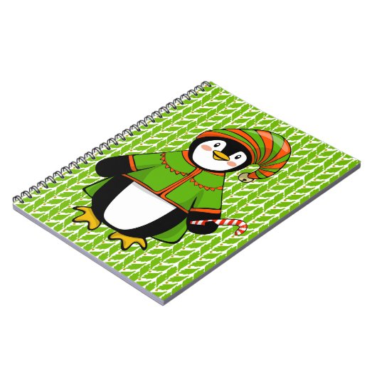 Carnet Elf Penguin de Noël (Côté gauche)