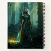 Carnet Elfe Gardien du royaume enchanté (Dos)