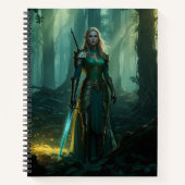 Carnet Elfe Gardien du royaume enchanté (Devant)