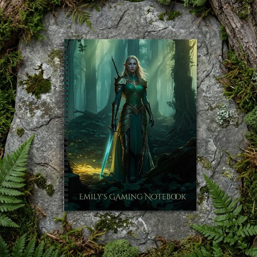 Carnet Elfe Gardien du Royaume Enchanté