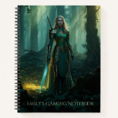 Carnet Elfe Gardien du Royaume Enchanté (Devant)
