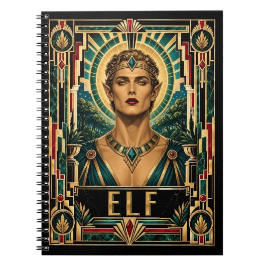 Carnet Elfe, mythique Art déco (Devant)