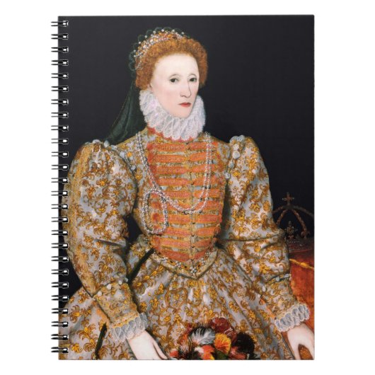 Carnet Elizabeth I de l'Angleterre (le "portrait de (Devant)