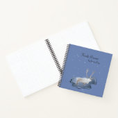 Carnet Elk neige Dusty Bleu (Intérieur)