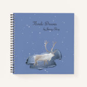 Carnet Elk neige Dusty Bleu (Devant)