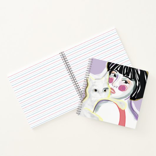 Carnet ella y su gato (Intérieur)