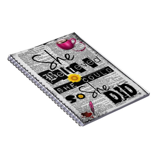 Carnet Elle a cru qu'elle pourrait se développer en (Côté Droit)