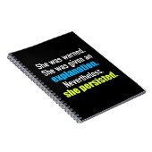 Carnet Elle a persisté des terriers d'Elizabeth (Côté Droit)