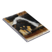Carnet Elle Attend Tri Color Collie (Côté Droit)