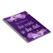 Carnet Elle Croyait Qu'Elle Pouvait Faire De La Flore Vio (Côté Droit)