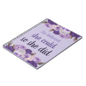 Carnet Elle Croyait Qu'Elle Pouvait Faire De La Flore Vio (Côté gauche)