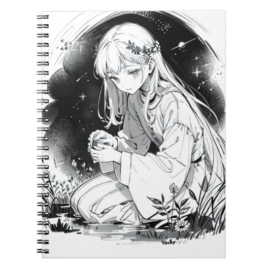 Carnet Elle Obtient Des Étoiles (Devant)