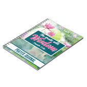 Carnet Elle parle avec la sagesse Verse Floral Custom Jou (Côté gauche)