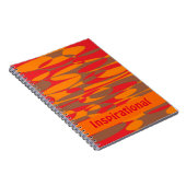 Carnet Elliptiques orange, rouge et Brown (Côté Droit)