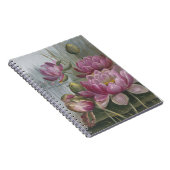 Carnet Ellis Rowan Eau Rose Lys Fleurs Vintages (Côté Droit)