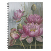 Carnet Ellis Rowan Eau Rose Lys Fleurs Vintages (Devant)